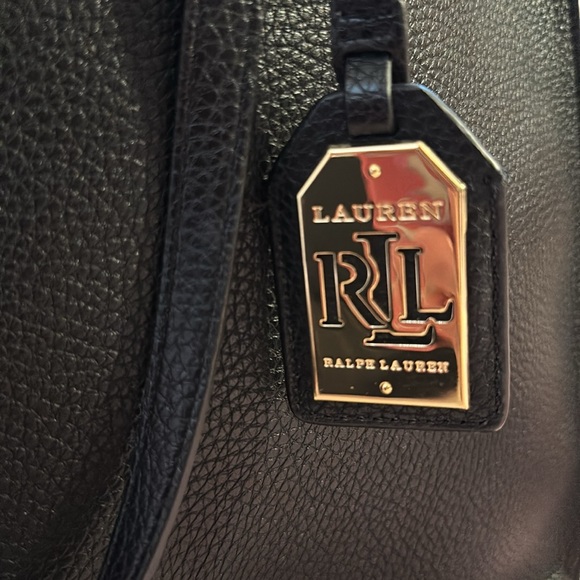 Ralf Lauren purse black leather - Picture 2 of 6